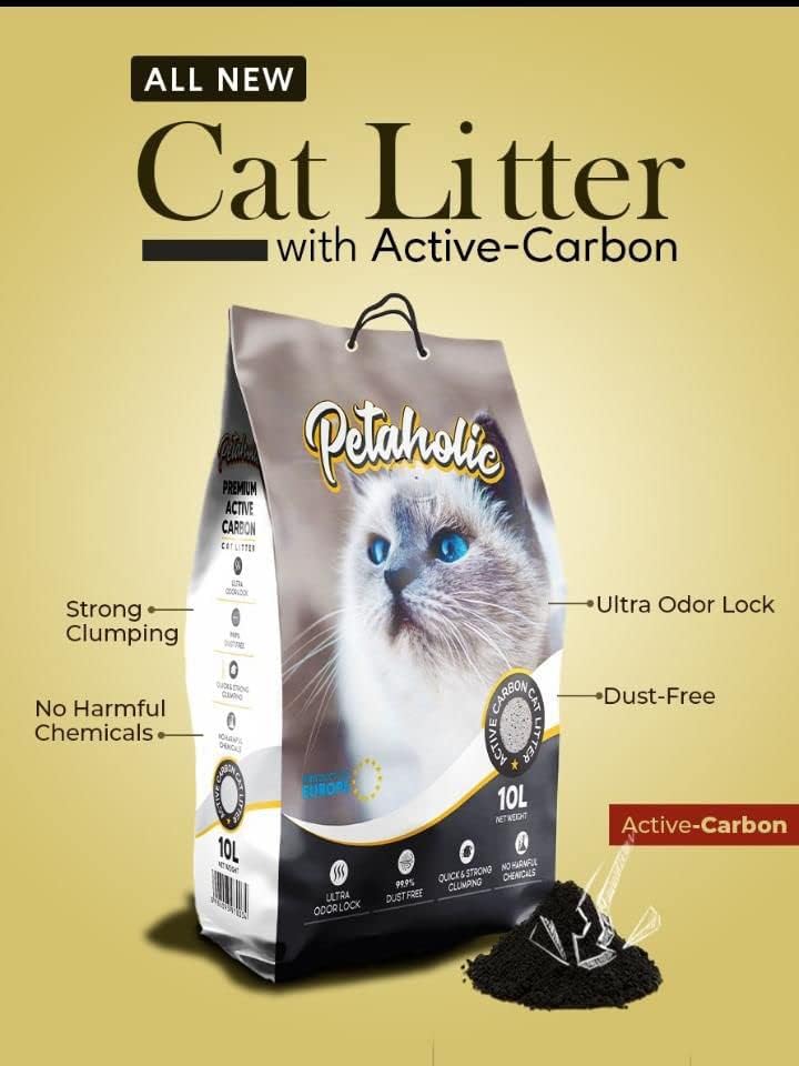 PETAHOLIC Premium Cat Litter Sand ||Box Pack|| 23 L