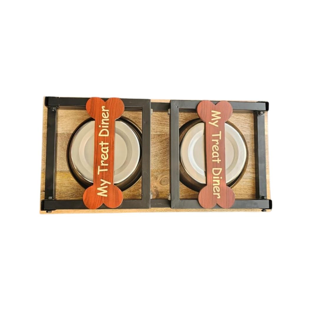 My Treat dinner Wooden Feeder (L)