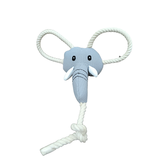 ELEPHANT FACE SQUEAKY SOUND TOY